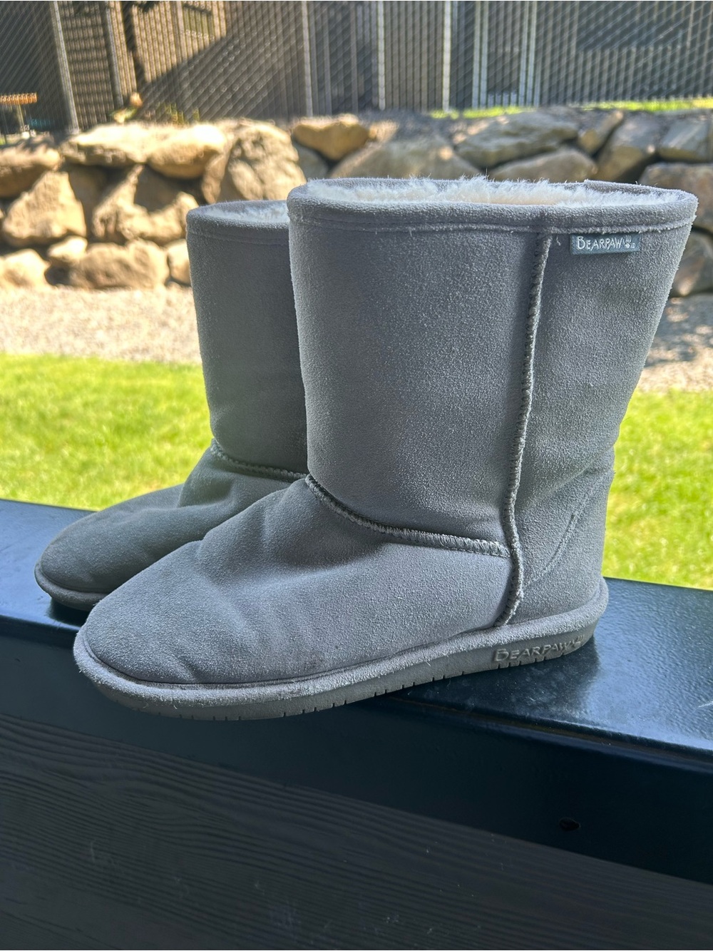 BearPaw Women's Gray Boots